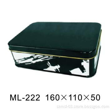Rectangular tin box, tin packing, gift tin box